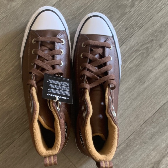 Converse Men's Chocolate High-Top Sneakers - Picture 3 of 4